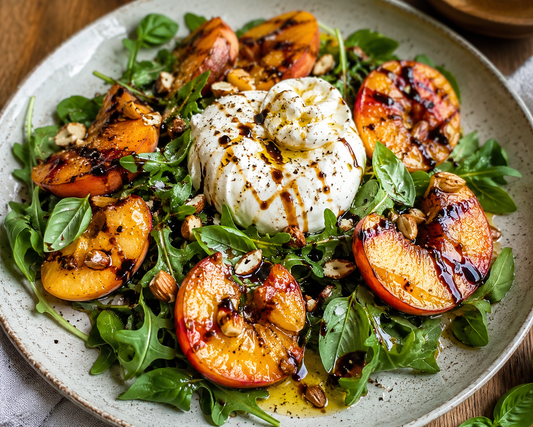 Peach & Burrata Summer Salad