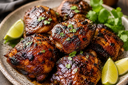 Chipotle & Chocolate Marinated Chicken Thighs