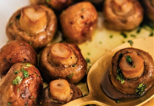 Garlicky Mushrooms