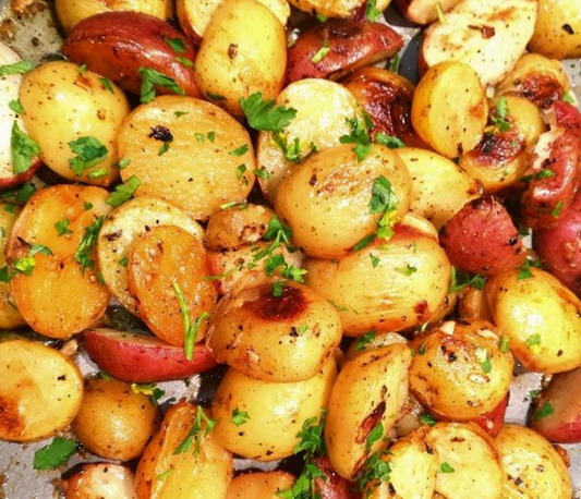 Lemon & Garlic Potatoes