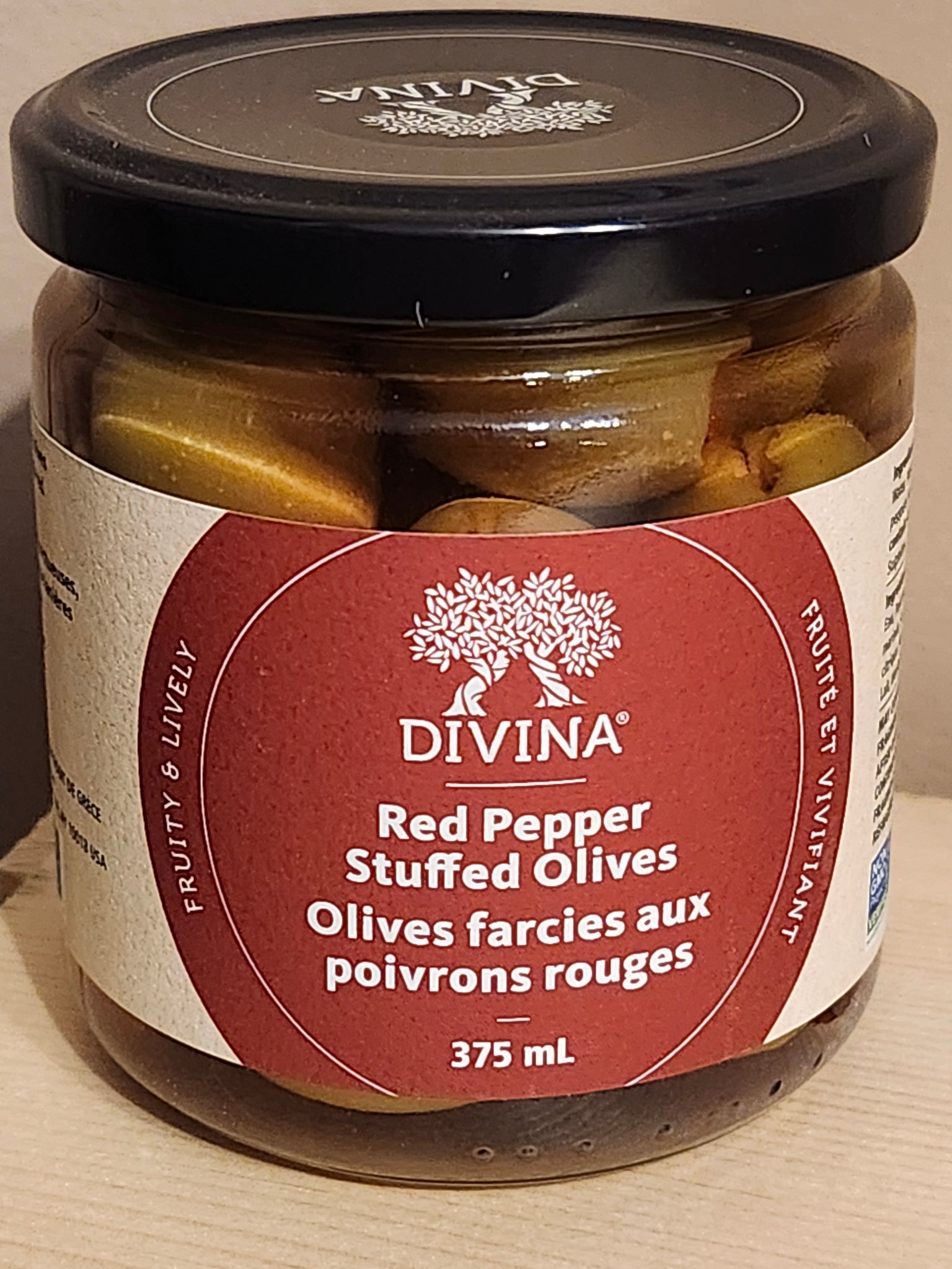 Red Pepper Stuffed Olives