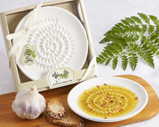 "Aglio e Olio" Grater & Dipping Plate