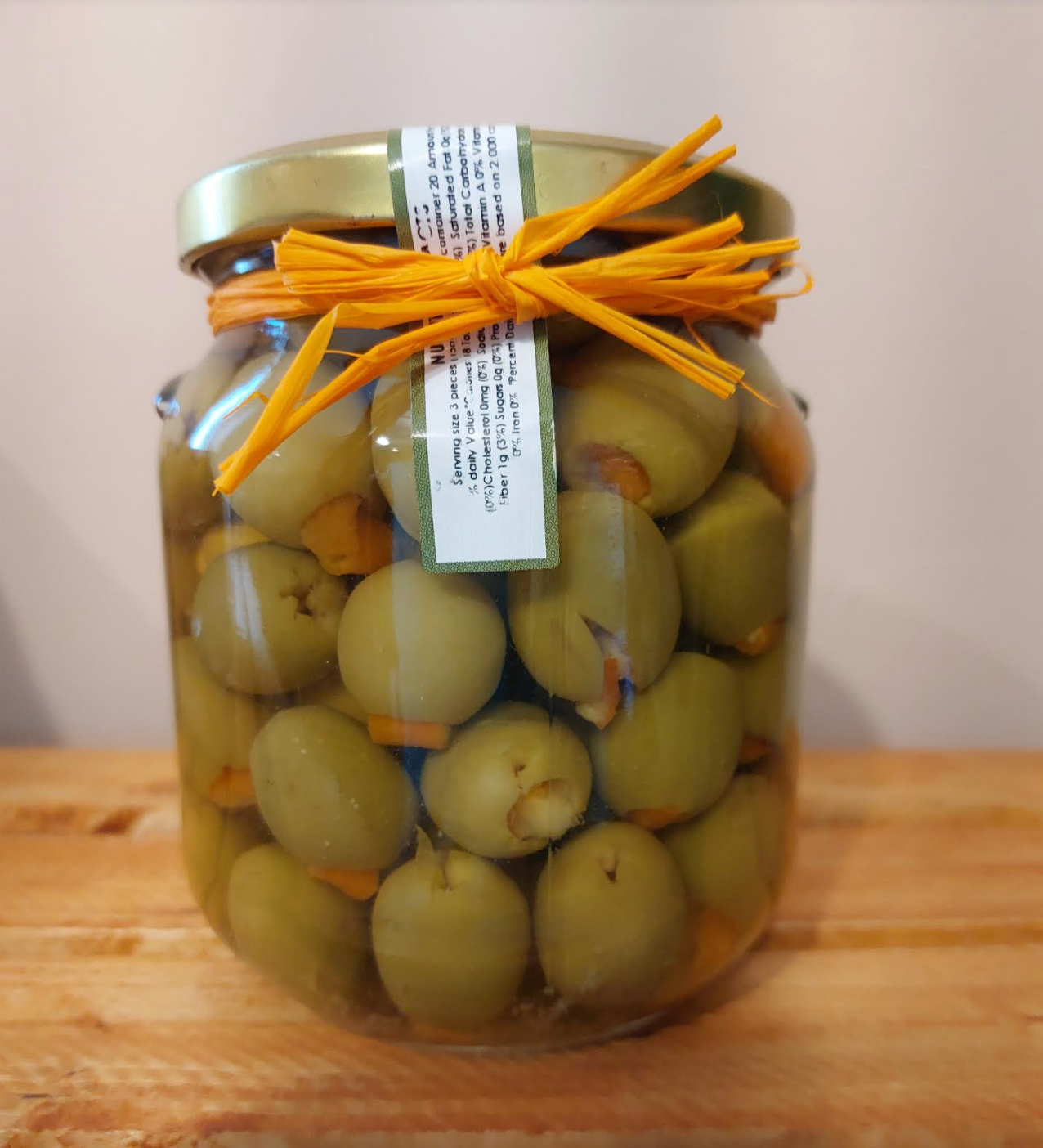 Orange Stuffed Olives