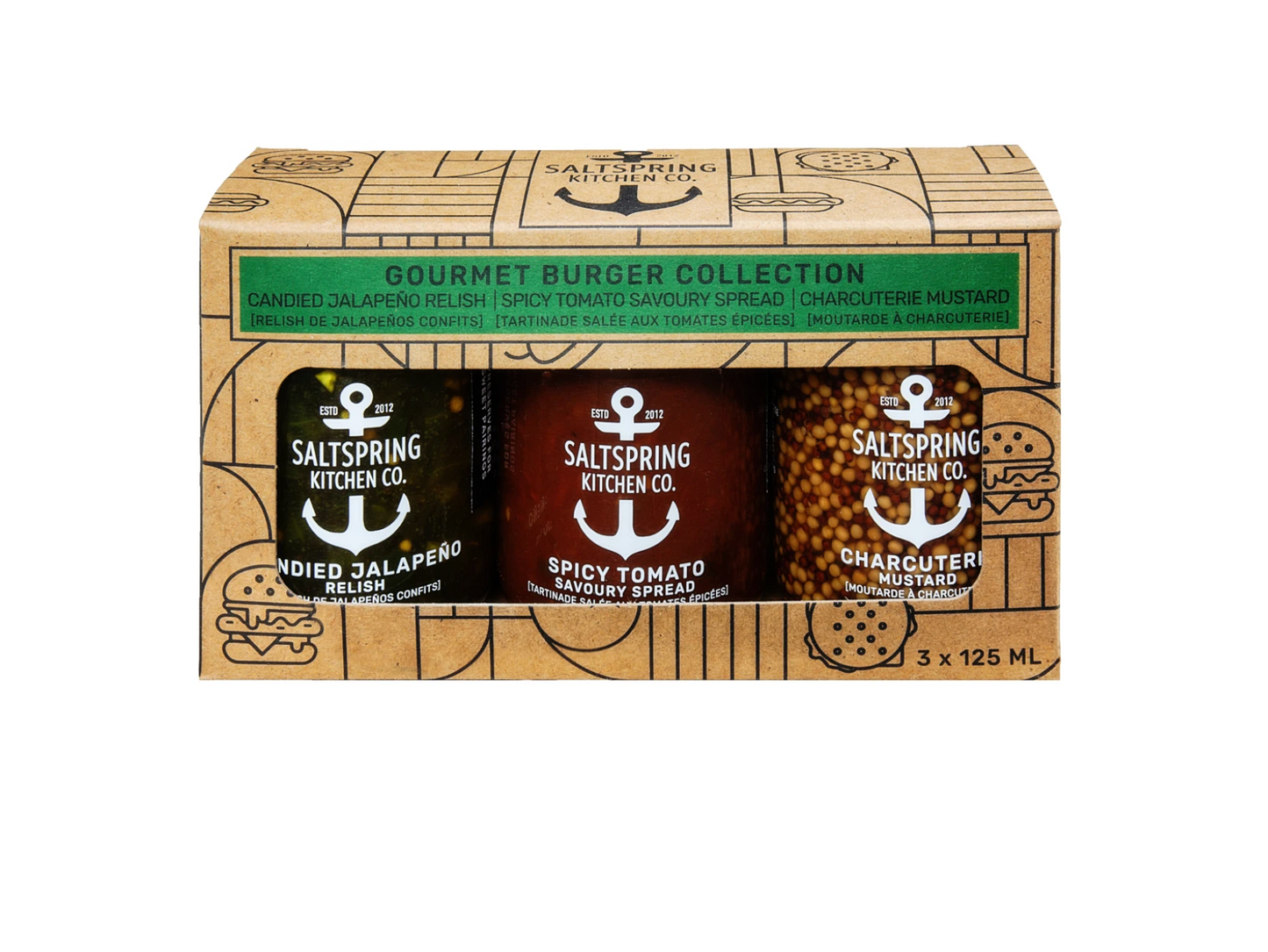 Salt Spring Kitchen Co: Gourmet Burger Collection Gift Box